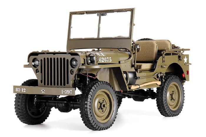 RC Car 1/6 Willys Jeep ROC Hobby - Military Scaler RTR